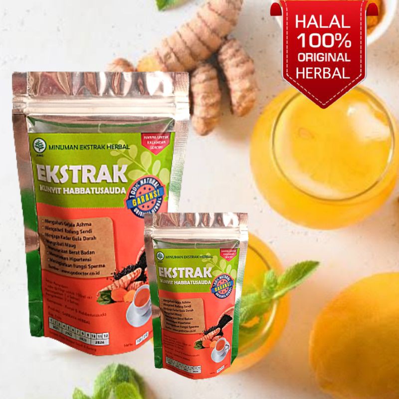 

Ekstrak Minuman Herbal Kunyit Plus Habbatusauda