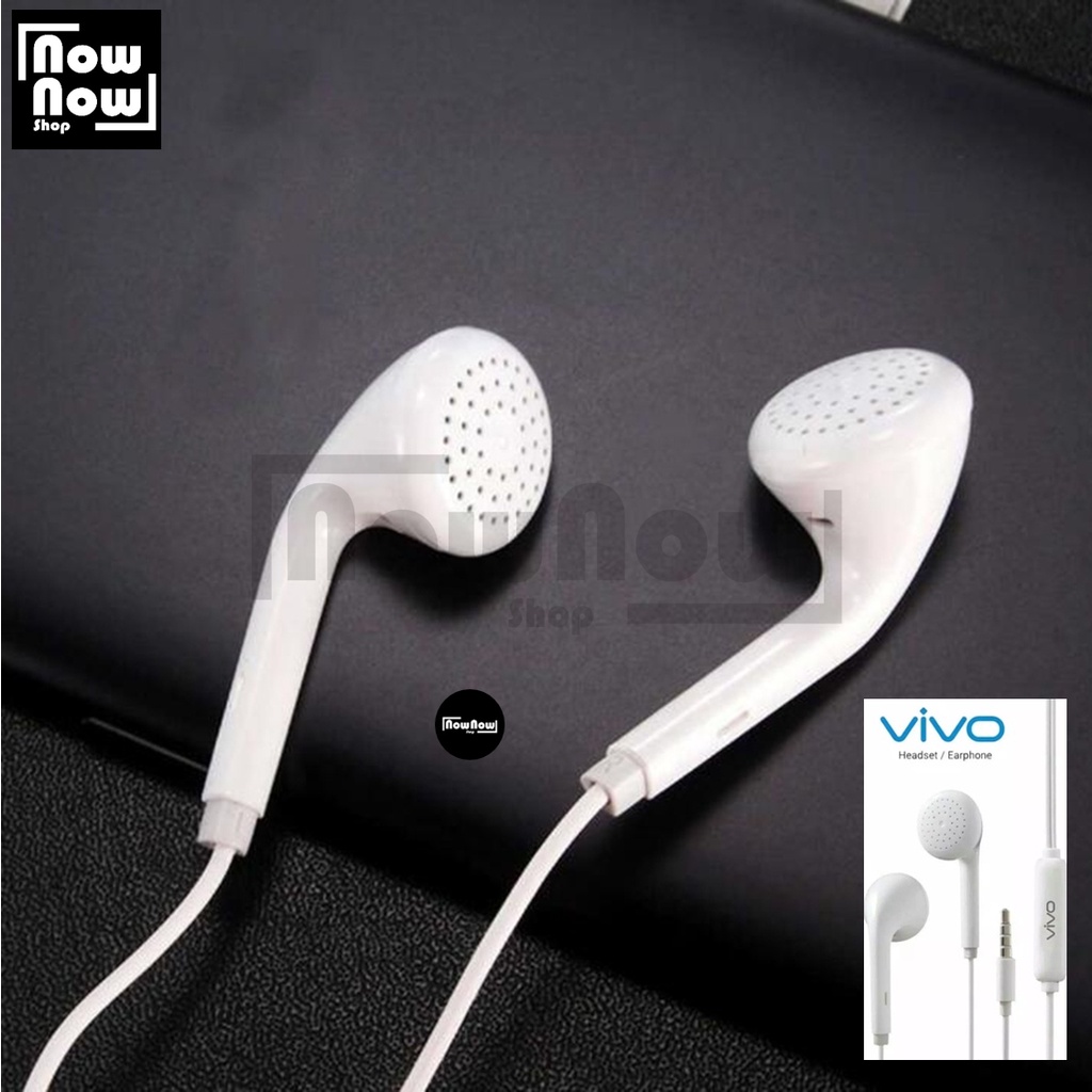 Headset Earphone Handsfree Vivo MH-133 VIVO V5 V9 V11 V12 V19 V30 V53 Y12 Y13 Y15 Y17 Y19 Y21 Y81 Y83 Y91 Y93 Y95 Earbud Stereo Handset Strong Bass