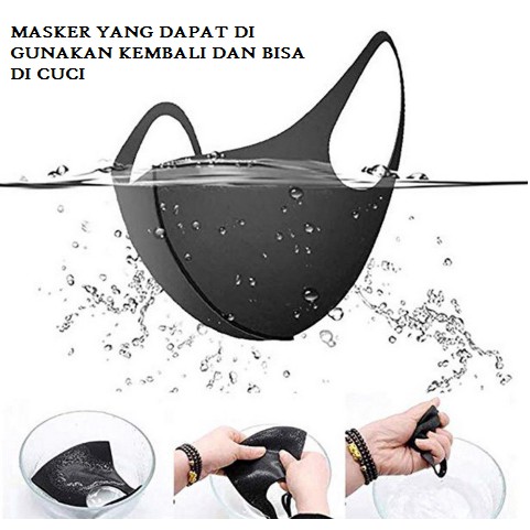 AZGALERY (READY STOK) MASKER PENUTUP HIDUNG-MULUT ANTI DEBU MASKER SCUBA KAIN NYAMAN COD MA-01-SCUBA