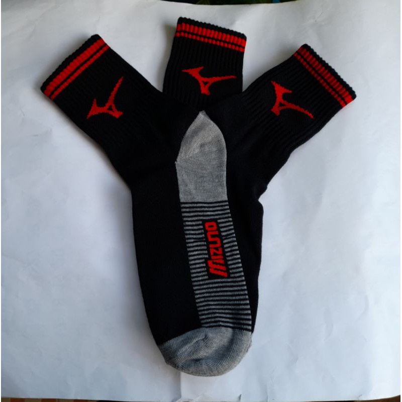 1 Lusin Kaos Kaki Sport Pria Kaos Kaki Motif Panjang Kaos Kaki Pria Kaos Kaki Sport Panjang