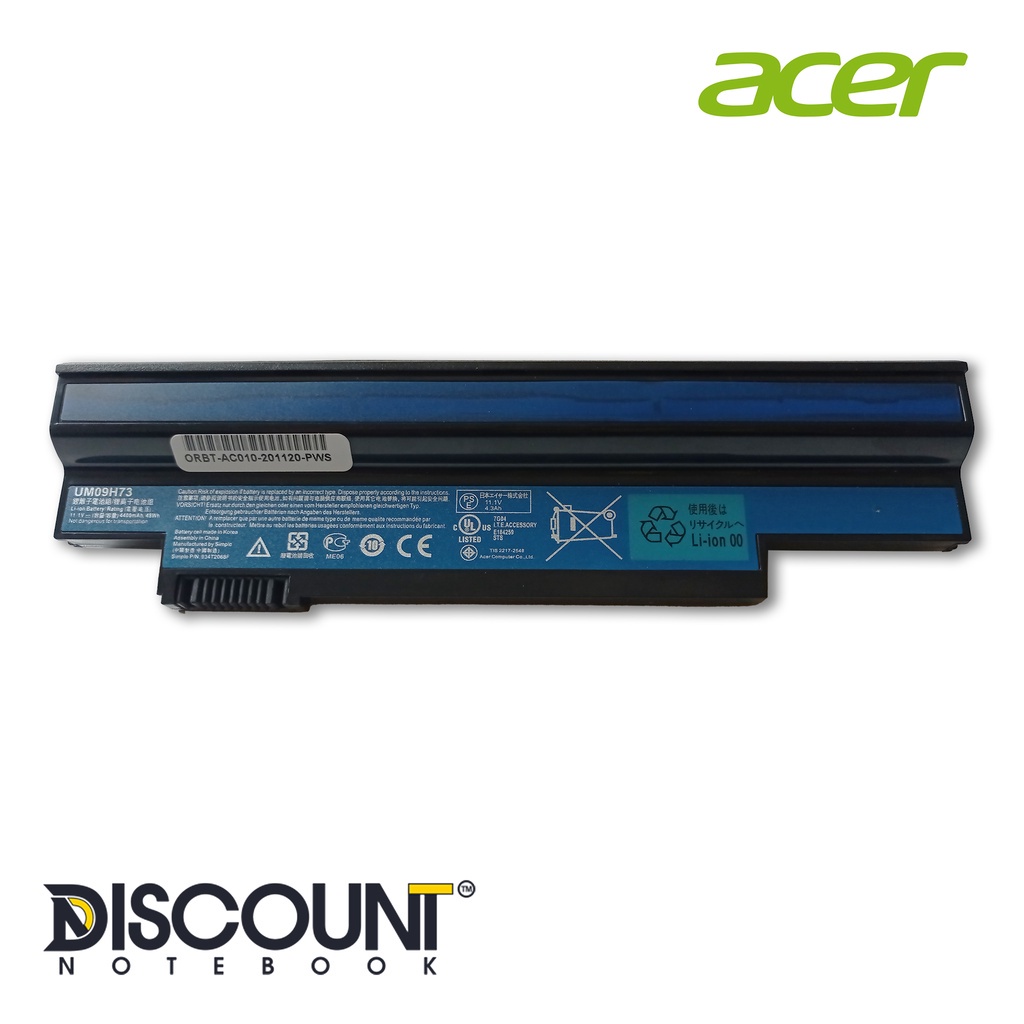 Battery Baterai Laptop Acer Aspire One 532h AO532 533 AO533 (6 Cell)