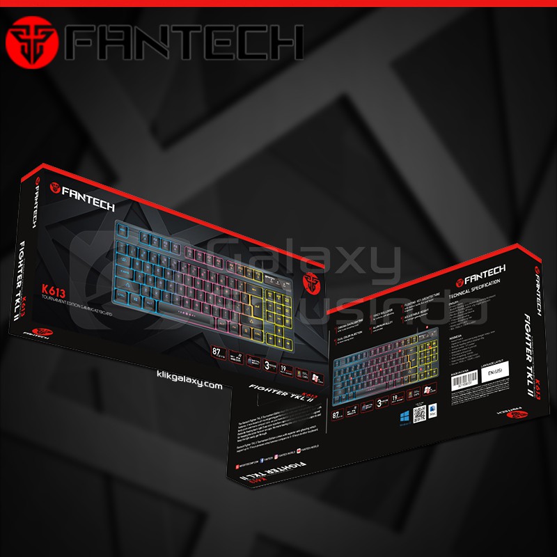 Fantech K613 Fighter TKL Pro Gaming Keyboard