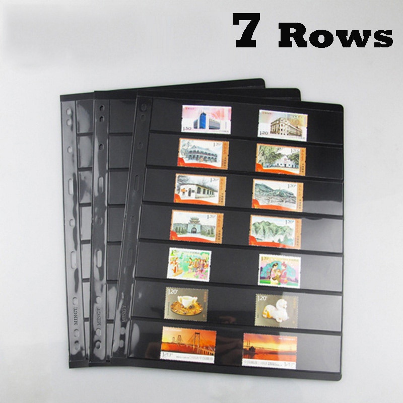 

Produk PreOrder Quality 7 Rows 10PCS Loose Leaf Postage Stamp Album Sheets Product Display