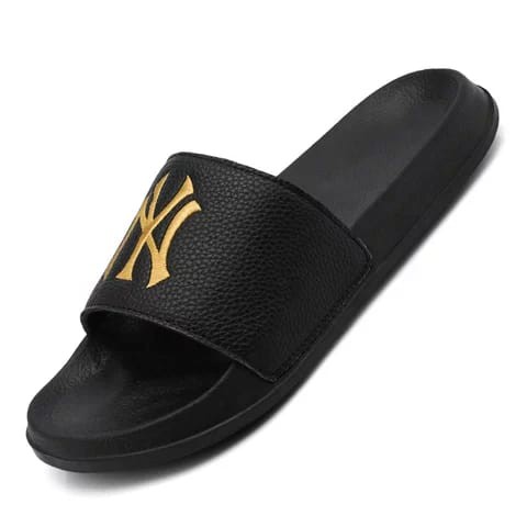 Sandal Selop Mewah Musim Panas Kustom Pantai Mode Sandal Ploking Timbul Kustom untuk Pria dan Wanita. Sandal Sendal Alas Kaki Slide Kustom