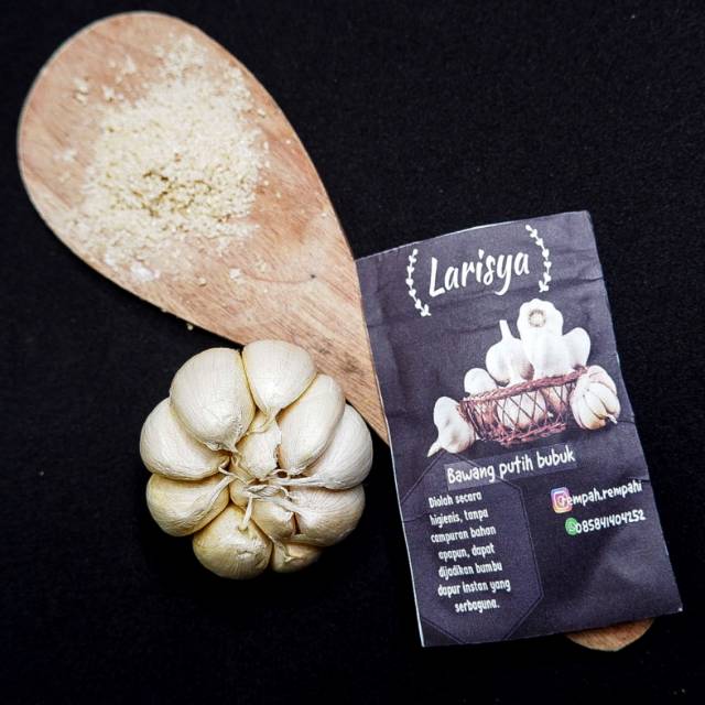 

Bawang putih bubuk rempah bumbu penyedap