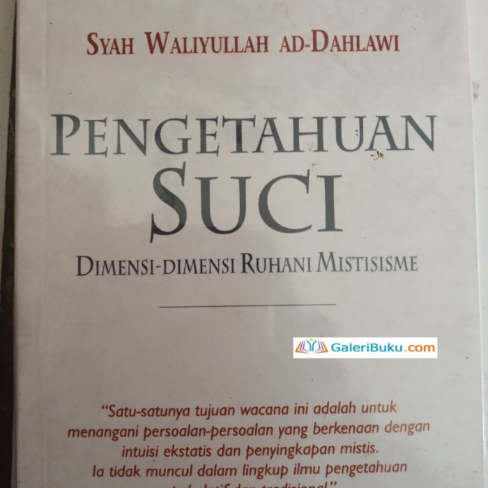 DISKON SPESIAL PENGETAHUAN SUCI DIMENSI-DIMENSI RUHANI MISTISME TERBARU