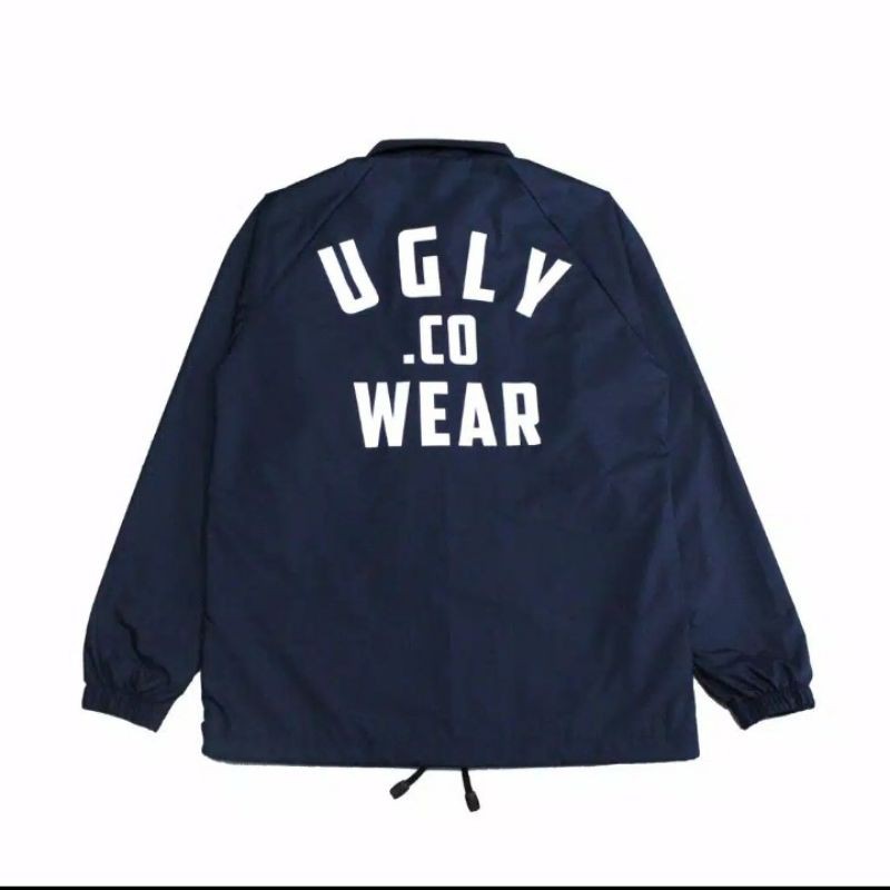 Coach jaket keren kekinian ugly co wear varian warna full nevy