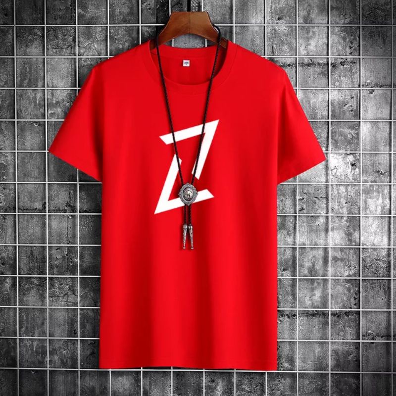 Kaos Pria Atasan Lengan Pendek Logo Bisa Unisex Oblong Distro Dalaman Kaos Motif Tulisan Logo Cutting DTF Fashion Man Kos COD