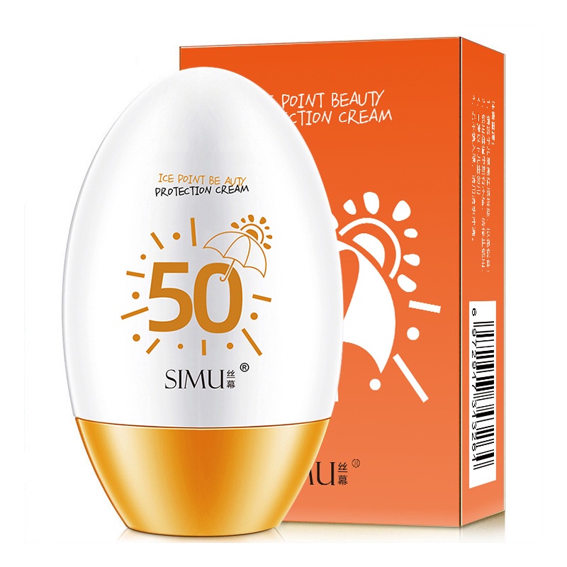 Sun Sunscreen Krim Perlindungan Kulit Es 60g SPF50 Tabir Surya | UV Blocking Moisturizing Watery Essence Sunscreen Gel