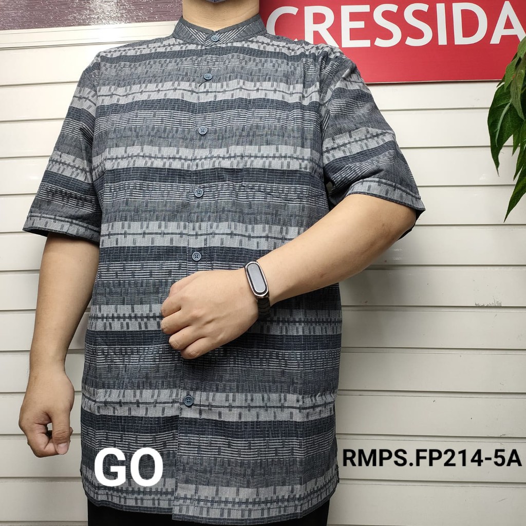 gos CRESSIDA JUMBO KOKO/TAQWA Atasan Baju Muslim Pria Kemeja Hem Big Size Extra Size Lengan Pendek