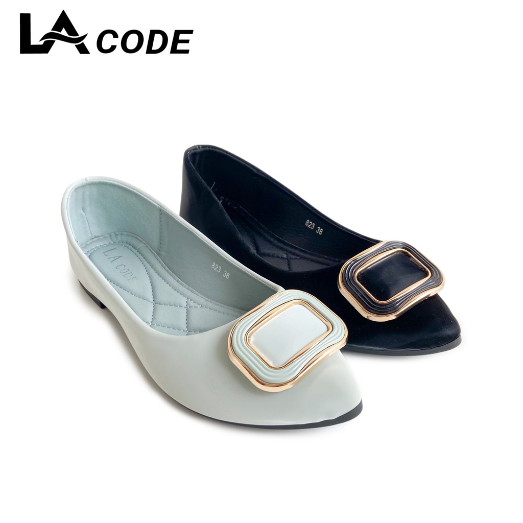 Lacode Flat Shoes Sepatu Pansus Wanita Slip On Import 823