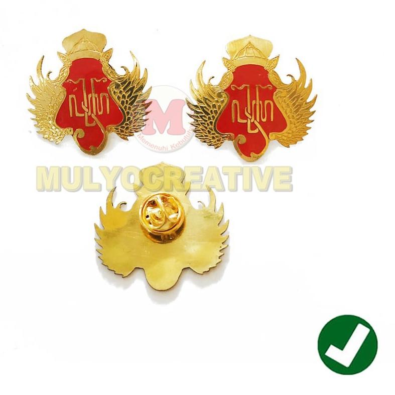HARGA GROSIR >> Pin Bros Logo Keraton Yogya 3.5 Cm - Pin Keraton Jogjakarta Murah