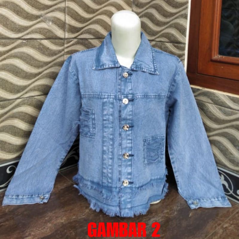 JAKET JEANS WANITA ORIGINAL