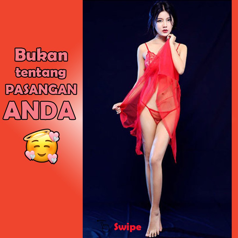 d1976 Baju Haram Lingrie Lingery Lingerie Wanita Sexy Hot Size S M L XL OFL-F125-2