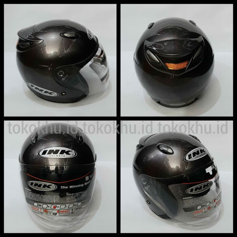 HELM INK CENTRO SOLID ORIGINAL SNI/DOT