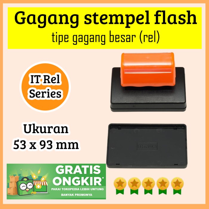 

Bergaransi Gagang Stempel Ukuran Besar 53 X 93 Mm , It Rel Promo