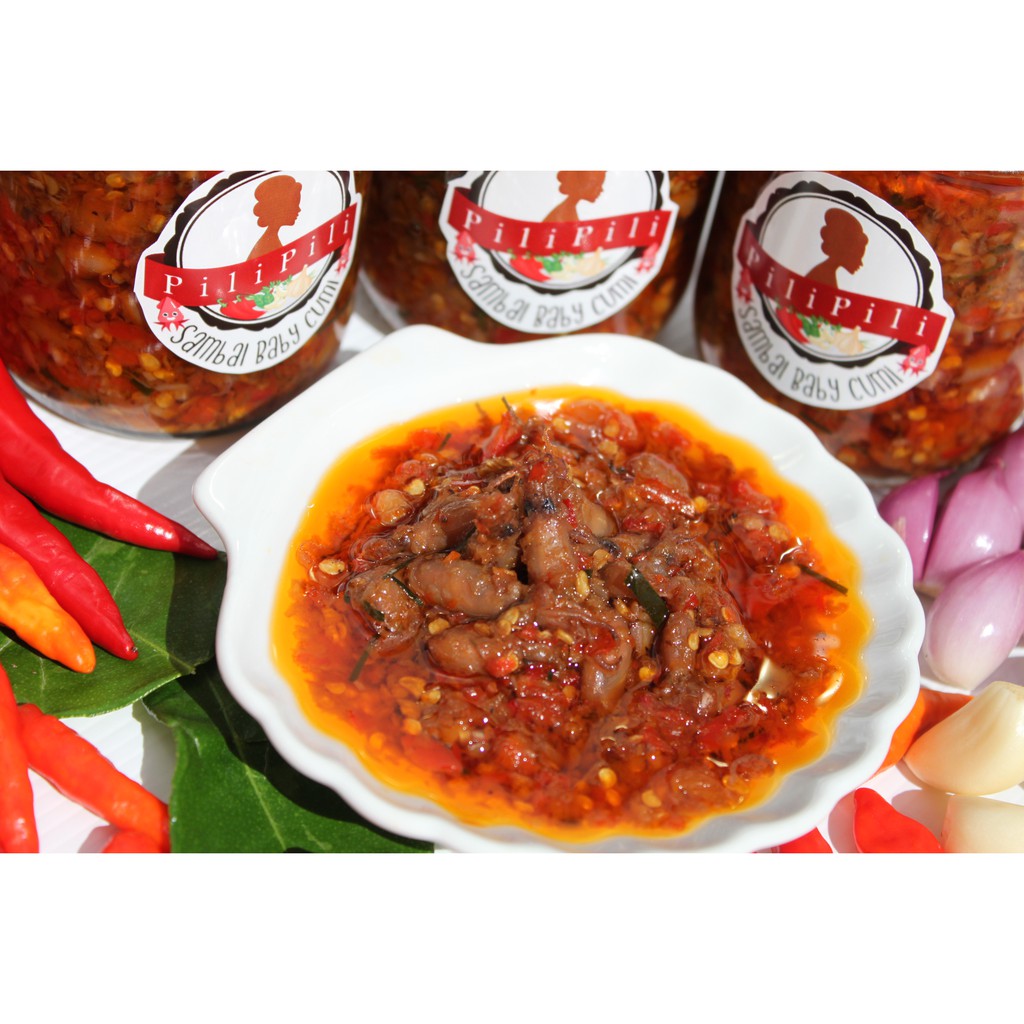 

01 premium sambal cumi baby sambel cumi saus pedas surabaya bumbu dapur bumbu instan dimsum kecap