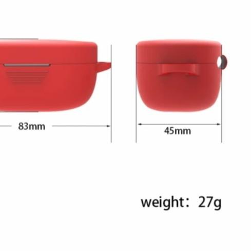 ◌ Case Casing Silicon Protective SoundPeats TrueEngine 3se + Carabiner - Hitam ❆