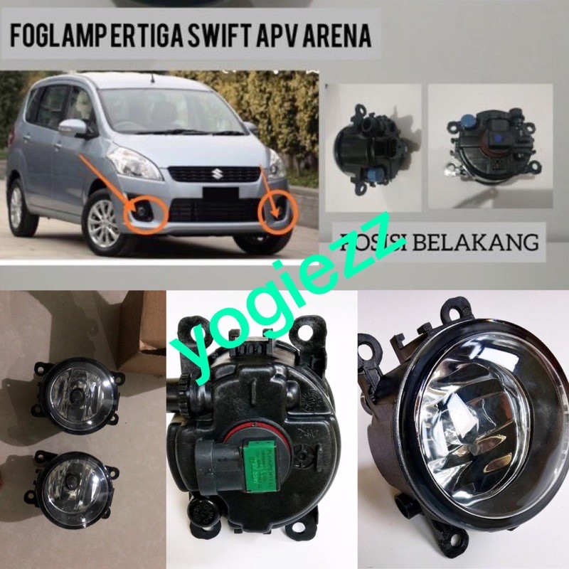 foglamp suzuki all new ertiga apv arena swift grand vitara baleno karimun wagon lampu depan projecto