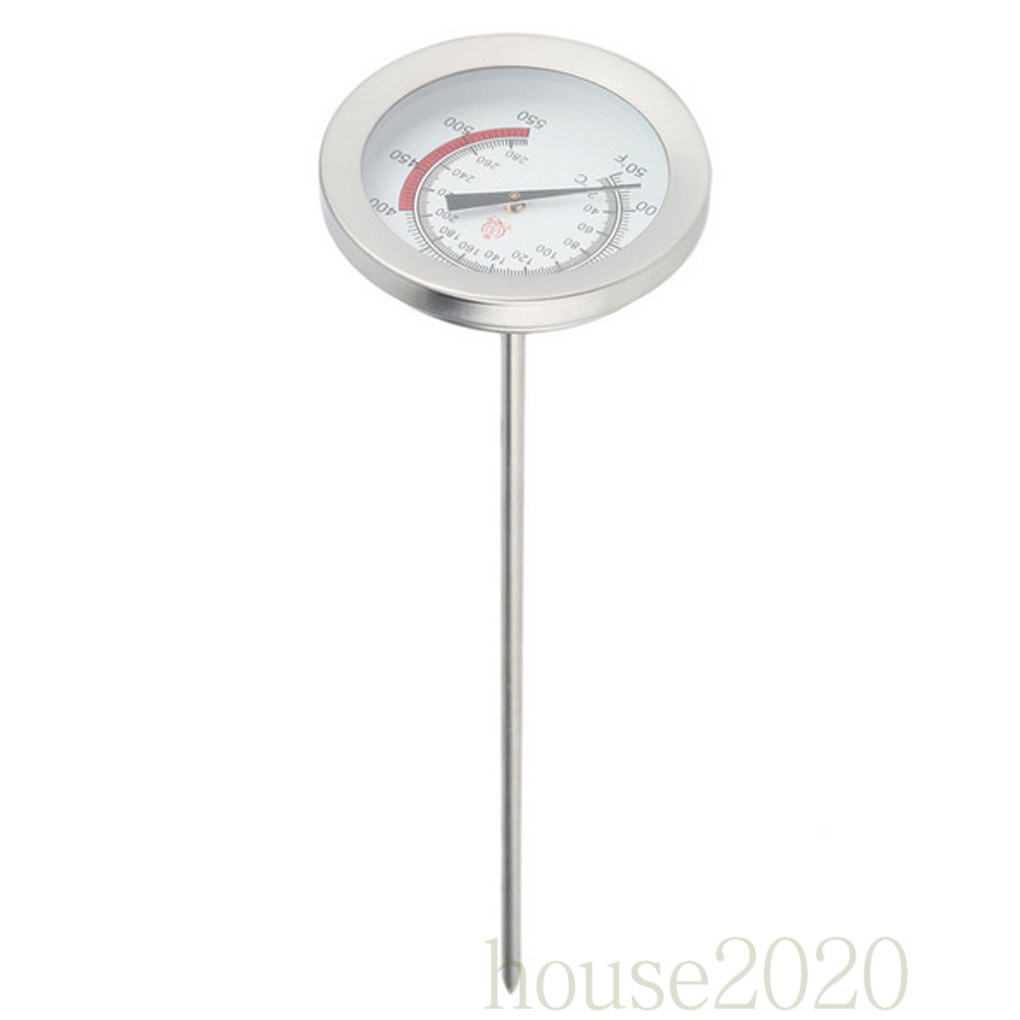 (House2020) Termometer Bahan Stainless Steel Untuk Menggoreng Kentang / Ayam / Bbq