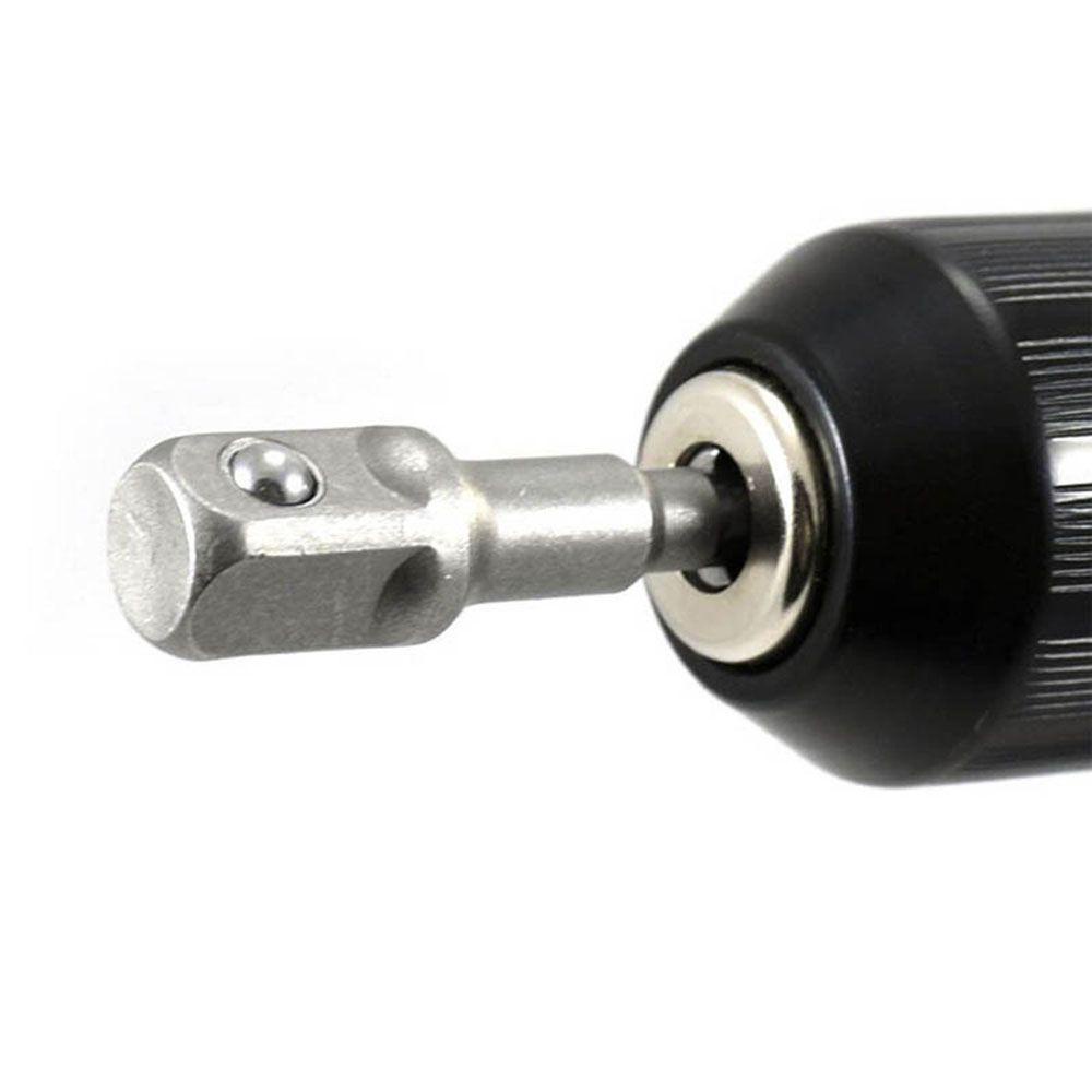 Populer Power Drill Socket Adapter Konversi Batang Sambung Chrome Vanadium Steel Hex Shank Extension Rod