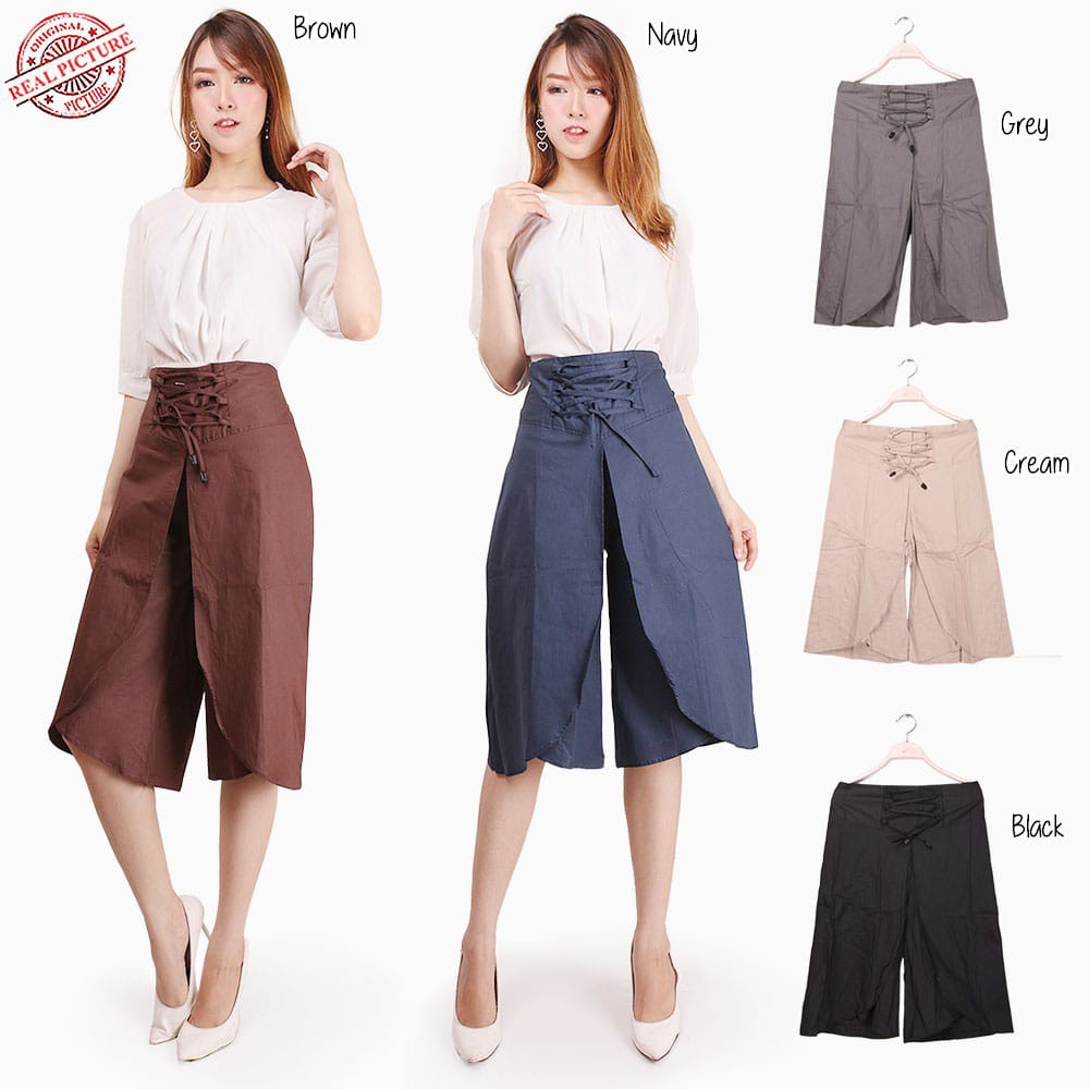 SB Collection Celana Pendek Talita Casual Shortpants Layer Jumbo Wanita