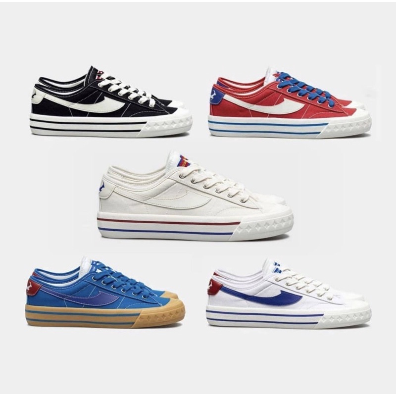 [ORIGINAL]SEPATU COMPASS RETROGRADE LOW BLACK WHITE/WHITE RED/WHITE BLUE/BLUE GUM/ CREAM