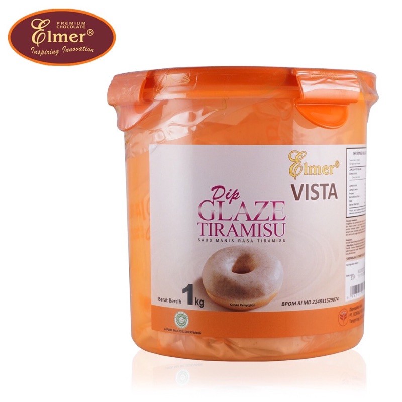 Elmer Dip Glaze Tiramisu Vista 1 Kg