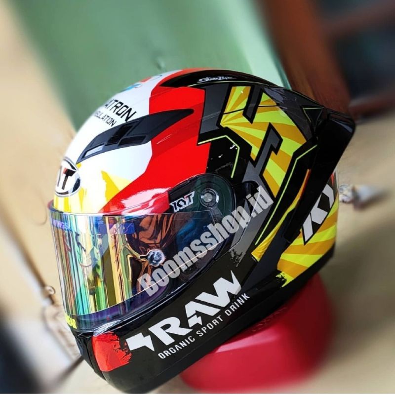 KYT Falcon 2 Repaint Jaume Masia Paket ganteng