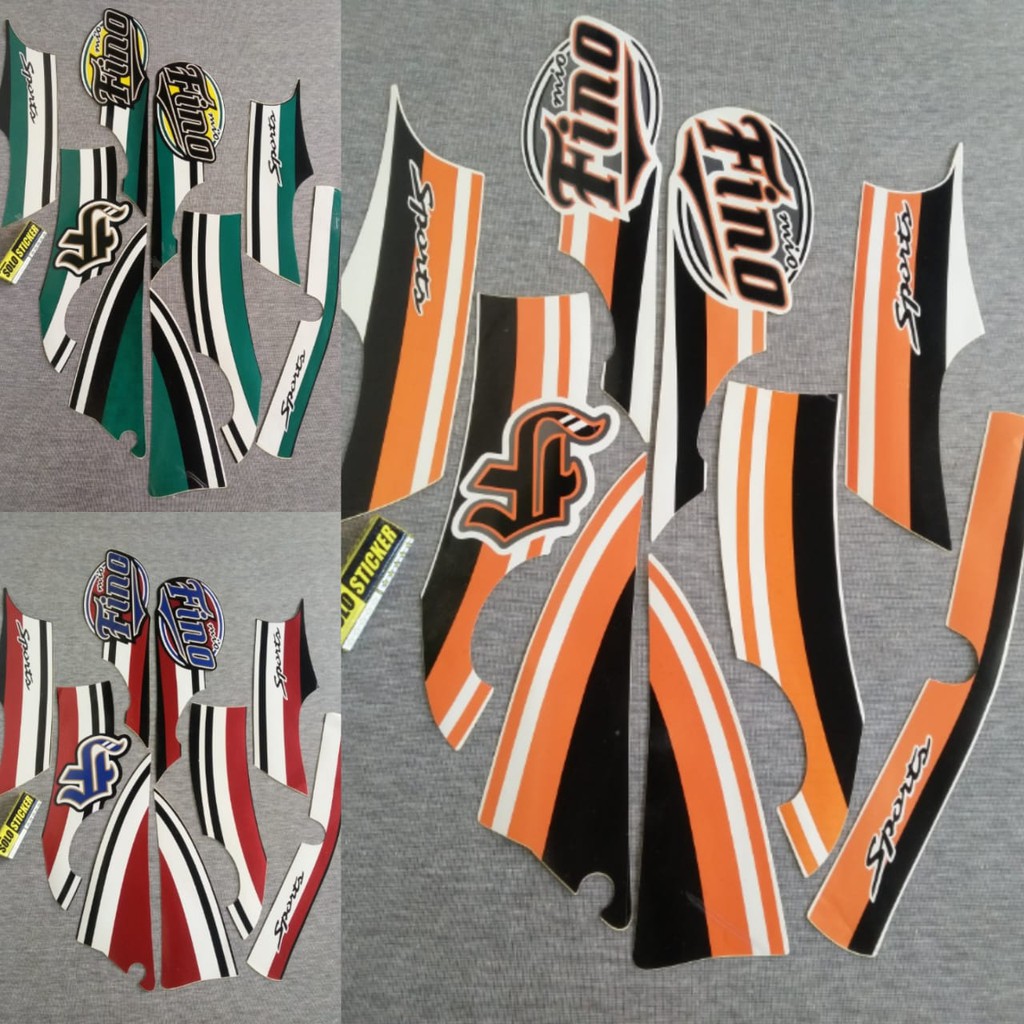 (BISA COD) Striping Sticker Motor Yamaha Mio Fino 2013