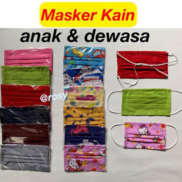 Masker Anak Duckbill 3 lapis, isi 10 pcs  Earloop Child Kids Face Mask Motif Kartun Masker BOS Masker Anak Duckbill 3Ply 10Pcs Earloop Child Kids Face Mask Motif Kartun Masker Duckbill Anak