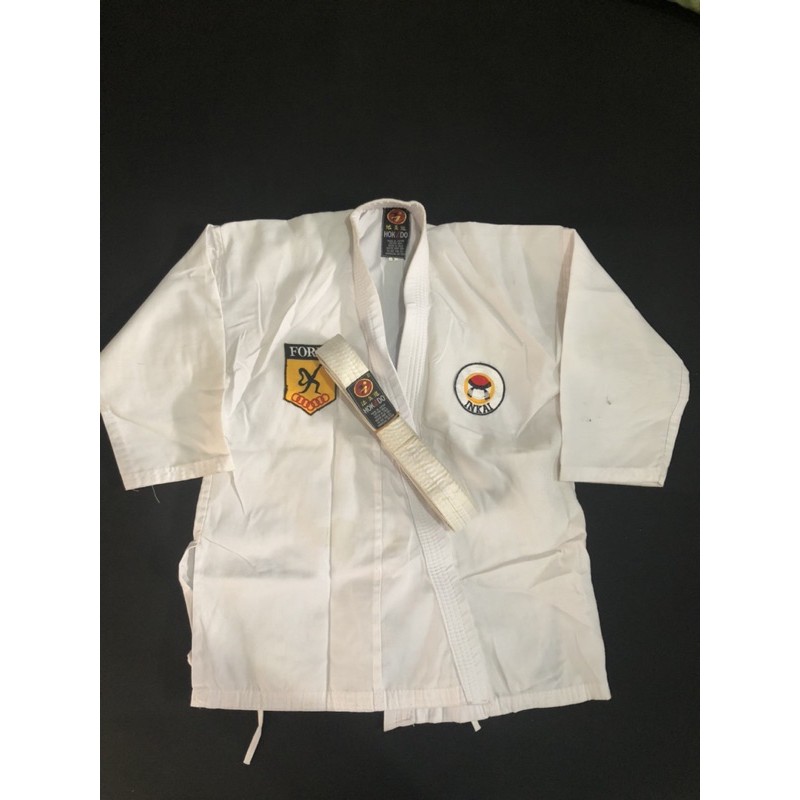 Baju karate set hokido second lengkap dengan sabuk