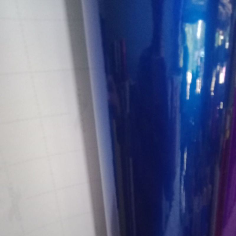 Stiker/scotlet biru metalik/maroon lebar.152cm