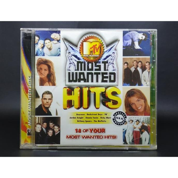 CD MTV MOST WANTED HITS BRITNEY SPEARS BACKSTREET BOYS BRYAN ADAMS TERGOKIL