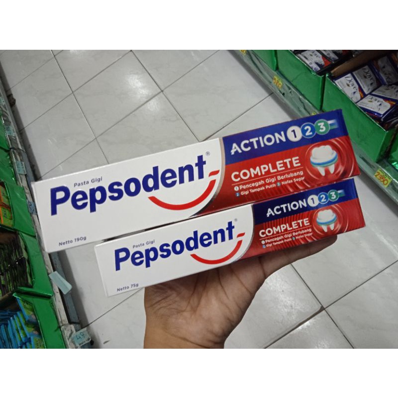 Pepsodent Pasta Gigi Complete Action 123