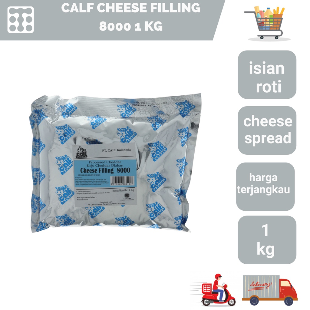 

Calf Cheese Filling 8000 1 Kg / Olesan Roti / Filling Roti