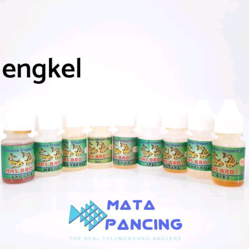 Umpan essen mas bro engkel 15ml untuk media lumut dan pelet