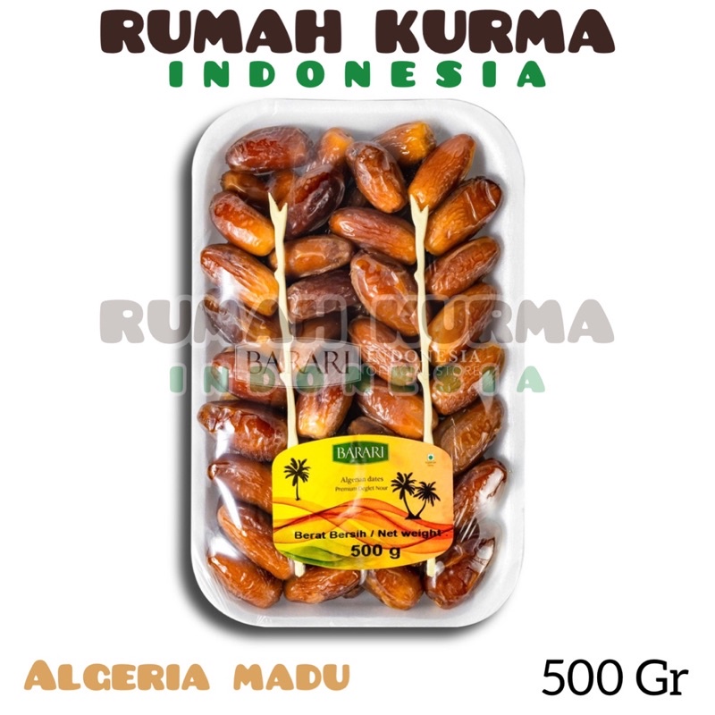 

Kurma Barari Algeria 500Gr Deglet Nour Processed (Madu) Styrofoam BPOM ORIGINAL