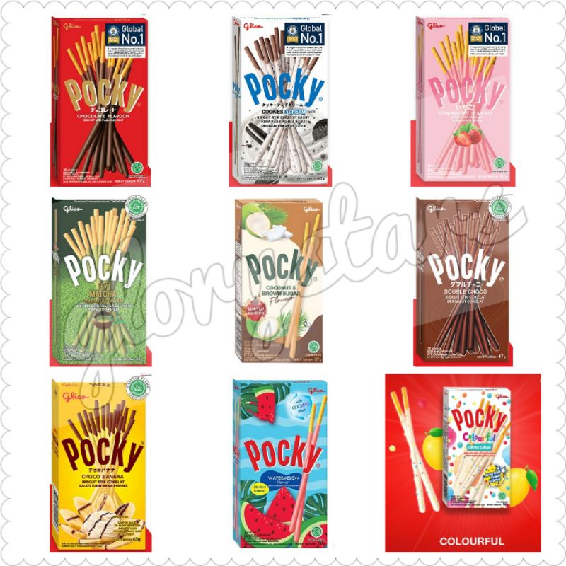 

POCKY BISKUIT STICK ALL VARIANT 47g