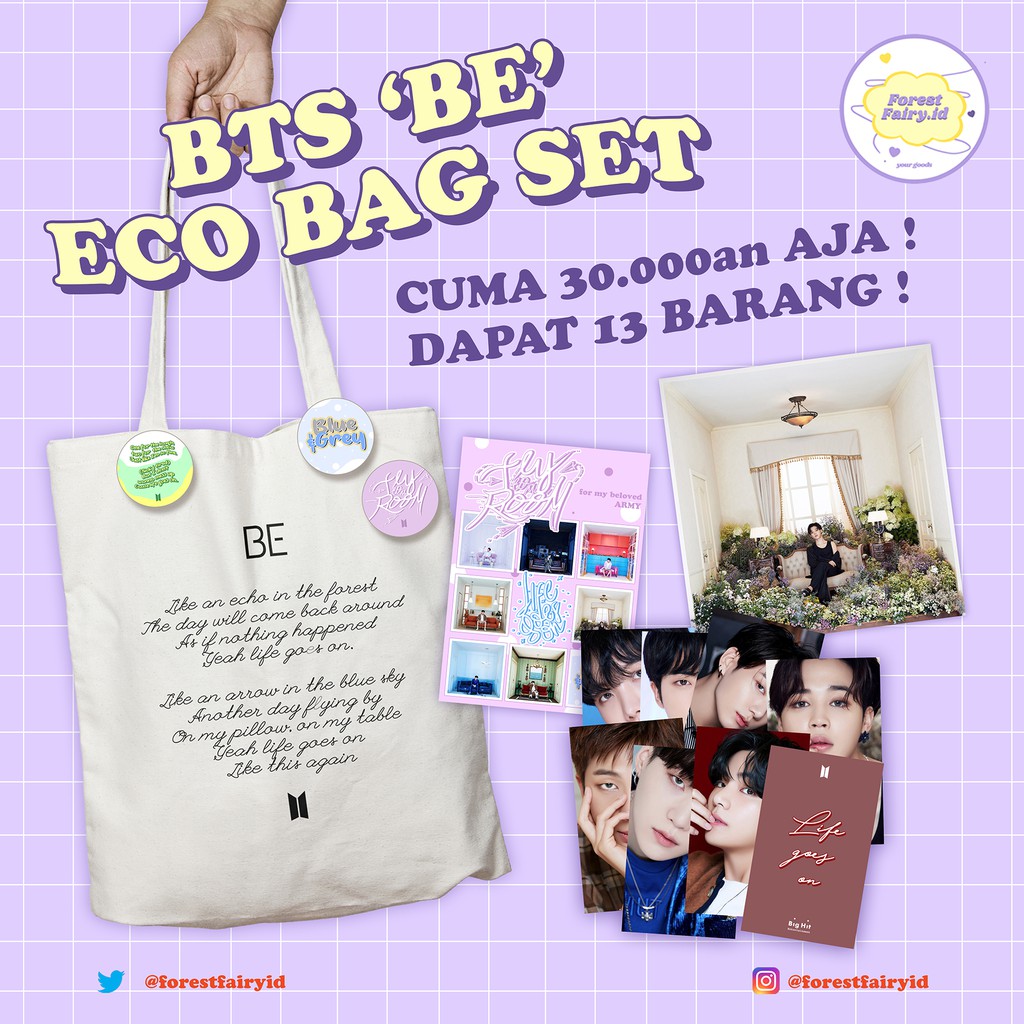 [ FANKIT ] BTS ECO BAG 'BE' EDITION