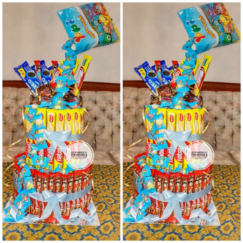 

snack cake tumpah