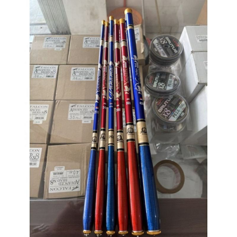 joran pancing tegek carbon ruas pendek daihan nagano 210 240 270 300 360 450 murah laris semarang