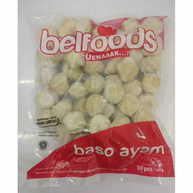 

Bakso ayam belfoods isi 50