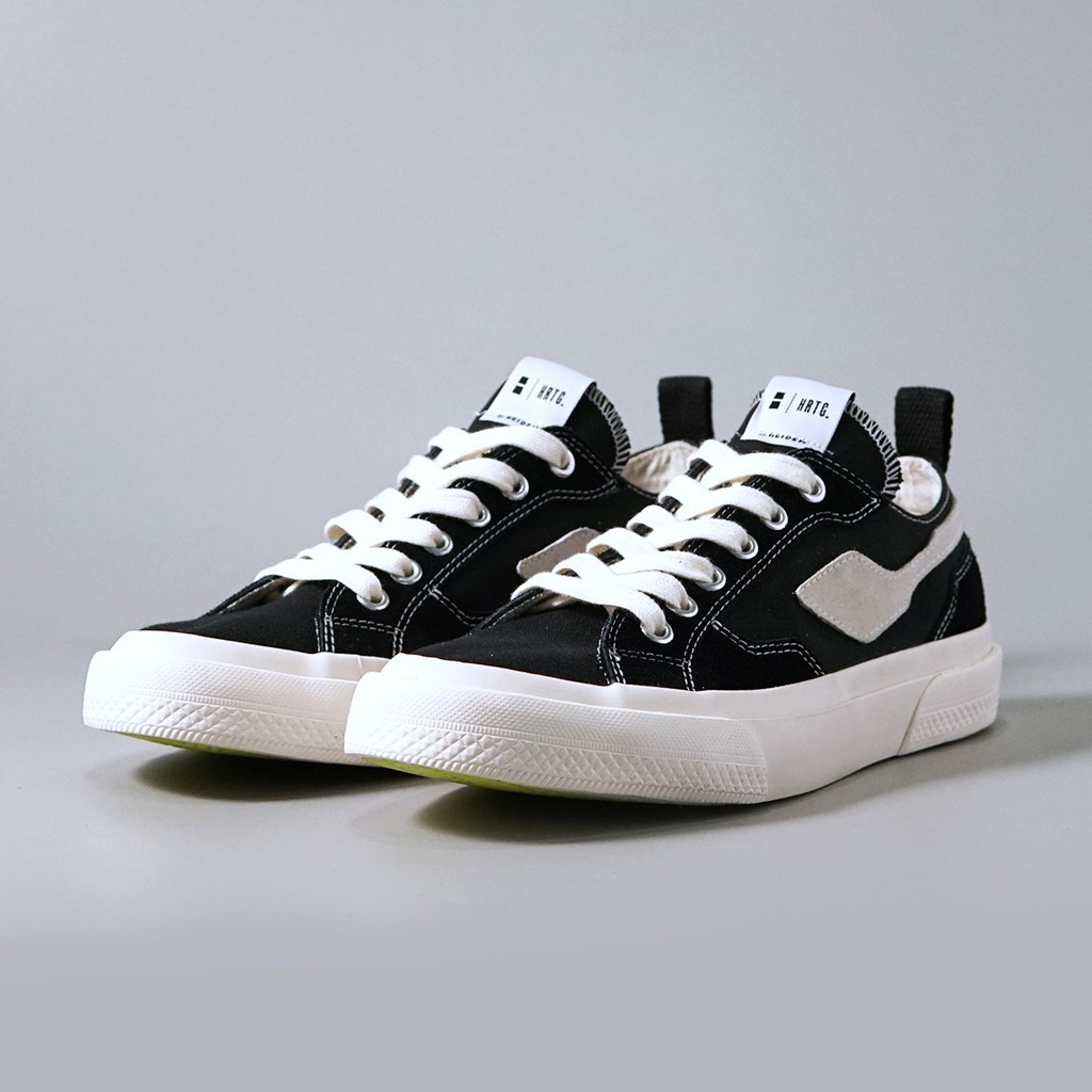 SNEAKERS COWOK HITAM BIRU MISTY  Vendage VS Lo - Chaotic Black Sepatu Vulcanized Heiden Heritage