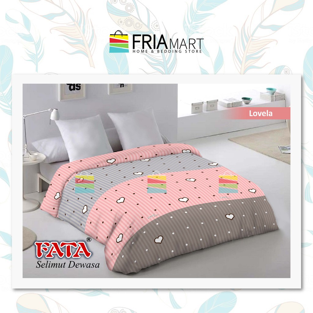FATA Selimut Bulu 200x200 JUMBO Motif Dewasa Minimalis Murah bagian ke-2 FRIAmart-LOVELA