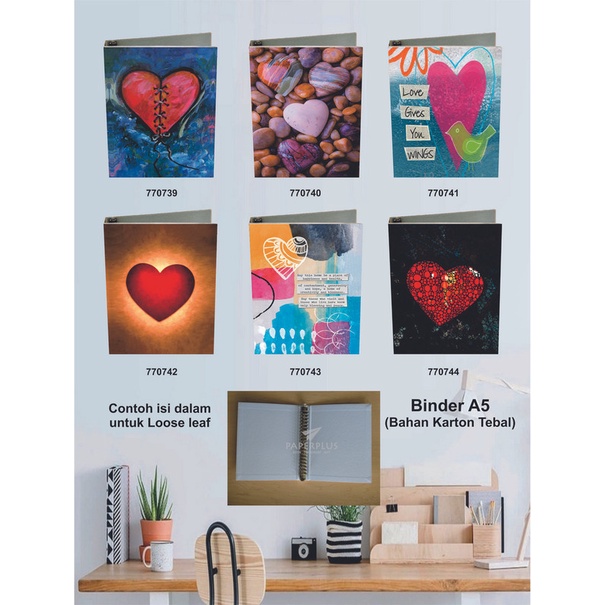 

Binder A5 / Binder Note A5 / Love / Set 2978