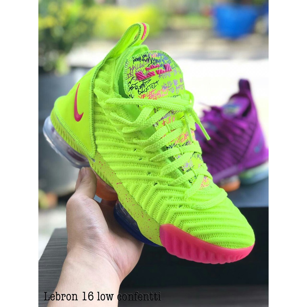  SEPATU  BASKET  LEBRON 16 LOW CONFETTI Shopee  Indonesia