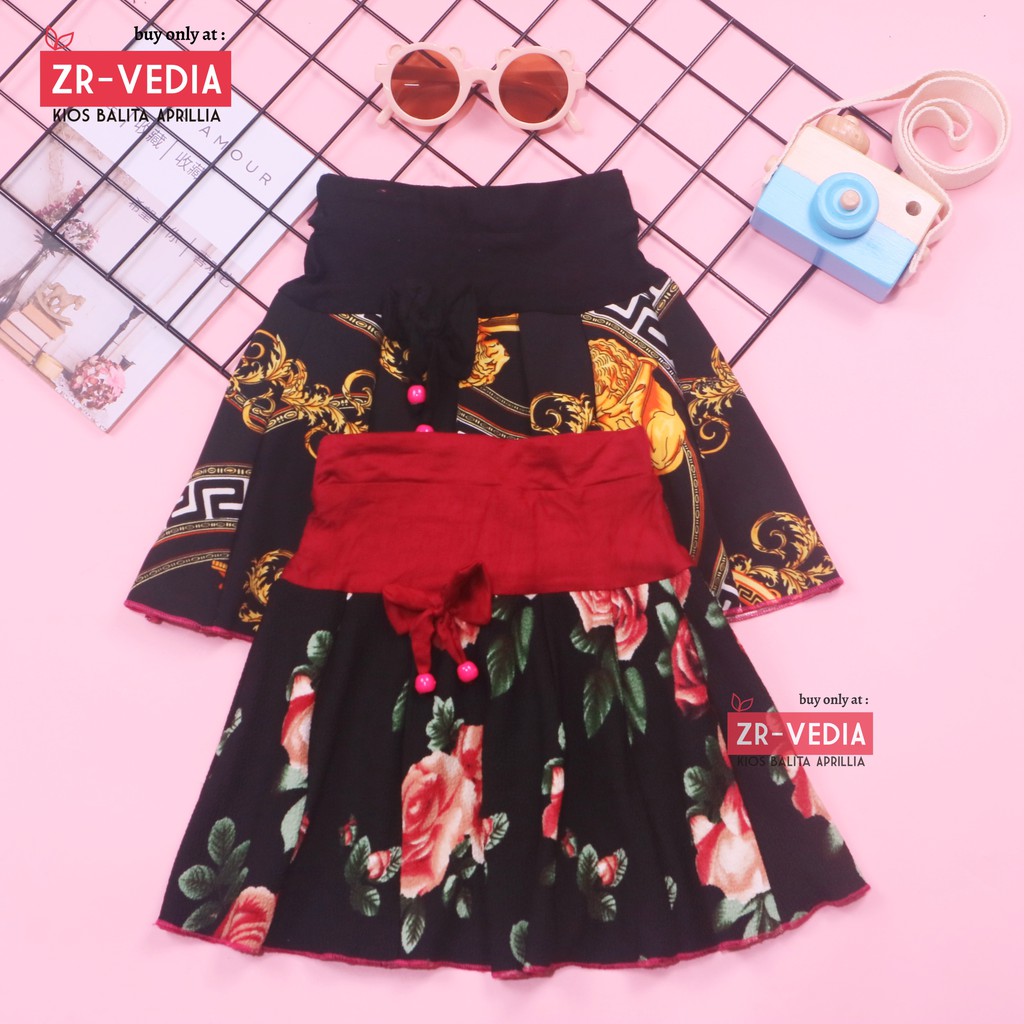 Rok Cassie Anak uk 1-2 Tahun / Rok Rempel Anak Perempuan Murah Skirt Pendek Girl Kids Grosir Adem