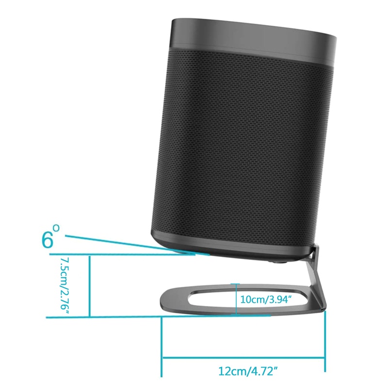 Btsg Desktop Bracket Stand Holder for Sonos one SL/for PLAY 1suara Speaker Rak Besi Kokoh Aksesoris Speaker Untuk De