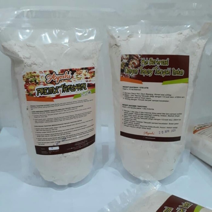 

BISA COD Premix Takoyaki Jepang / Tepung Khusus Franchise Gratis
